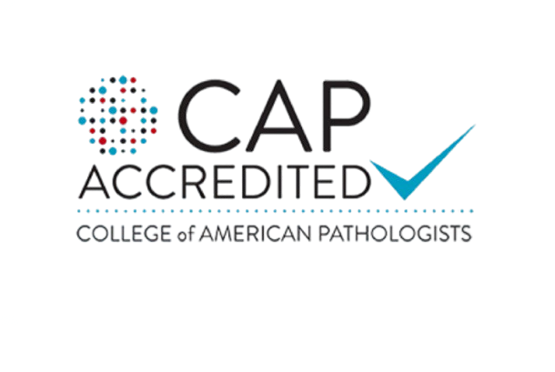 College of American Pathologists accredited, number 9385008